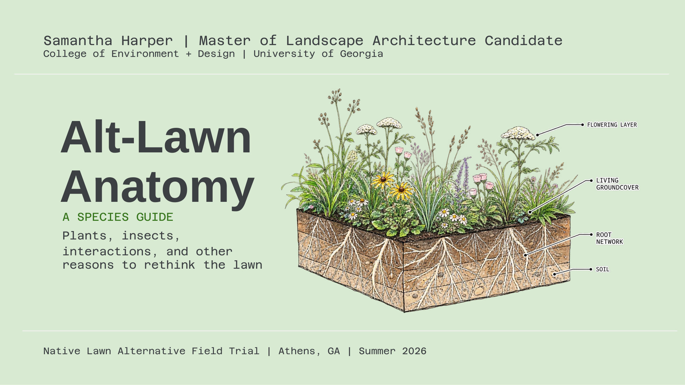 Alt-Lawn Anatomy — species guide cover